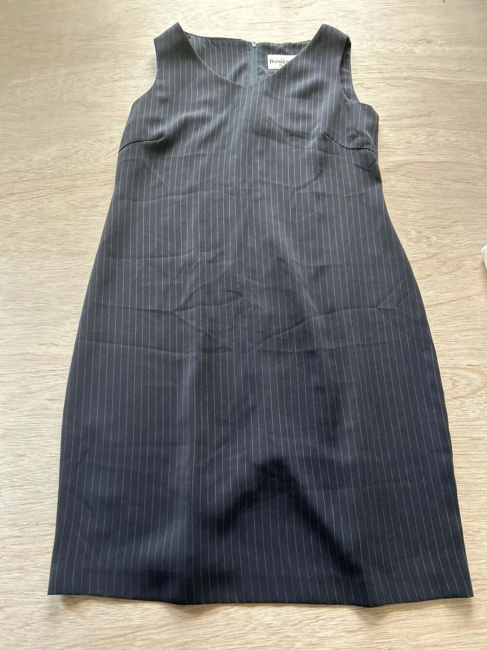 Danny & Nicole New York Pinstripe Sleeveless Dress Size 12